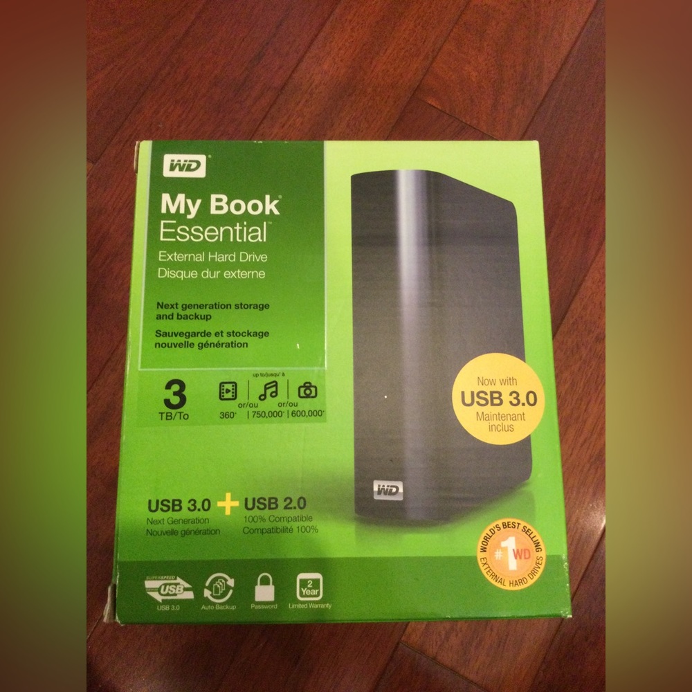 My Book Essential external hard drive